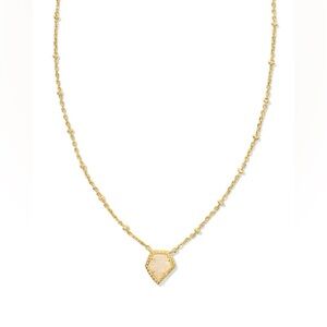 Kendra Scott Framed Gold Tess Satellite Short Pendant Necklace - Full Inclusion